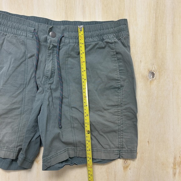 Columbia Swim Shorts Mens Large Green Elastic Waist Drawstring Trunks Pockets - Picture 7 of 11